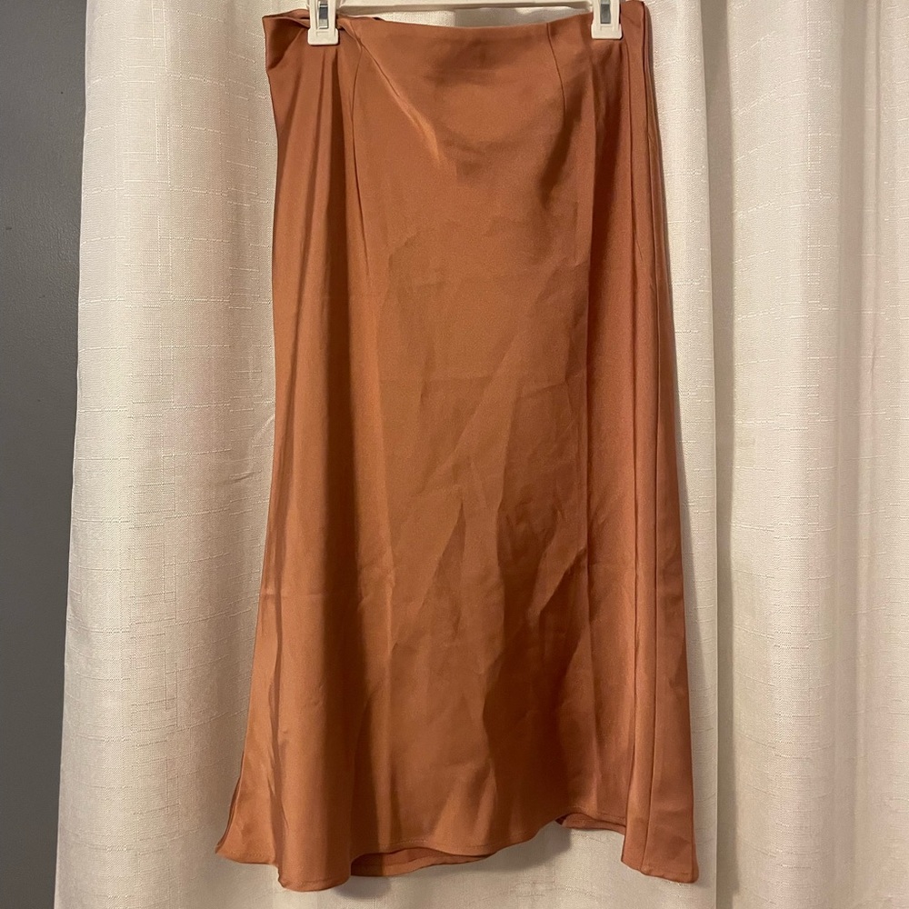 Satin skirt